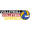 Volleyball Passion: Black, Red, Gold