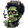 Stoner Halloween Zombie