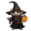 Halloween Mouse Wizard
