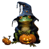 Halloween Frosch