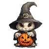 Halloween Witch Bunny