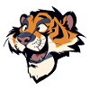 Glad tiger