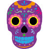 Purple Skull
