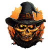 Halloween Skull Sorcerer