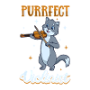 Purrfect Violoniste - Chat au violon