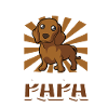 Papa teckel - Teckel