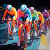 Neon Cyclists