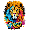 Graffiti lion