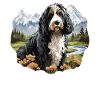 Dog Bernedoodle