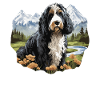 Dog Bernedoodle