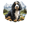 Dog Bernedoodle
