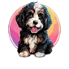 Dog Bernedoodle