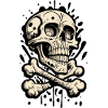 Totenkopf Skull And Bones Totenschädel