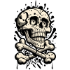 Totenkopf Skull And Bones Totenschädel