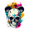 Skull with Mouse Ears Skull