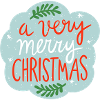 Christmas sticker