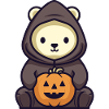 Halloween Polar Bear