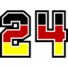 24 Number symbol Germany