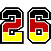 26 Symbole numérique Allemagne