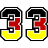 33 Symbole numérique Allemagne