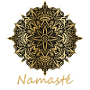 Namaste Dankbarkeit & Selbstliebe Geschenk Mandala