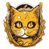 Cat orange