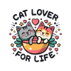 Cat lover for life