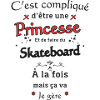 Princesse et Skateboard