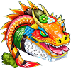 Sushi-Drache
