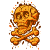 Graffiti Pirate Skull