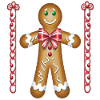 Hässliche Lebkuchen für Weihnachtsfeiern