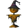 Pumpkin Scarecrow Witch