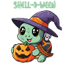 halloween turtle, shell-o-ween