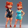Animation 3D Style Filles