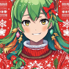 ugly Christmas sweater, anime