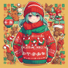 pull de Noël moche