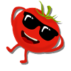 Tomato with Sunglasses Tomatoes