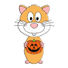 KÜRBIS - HAMSTER - HALLOWEEN - TIER