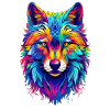 Aurora Spirit Wolf