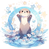 Mignon Bébé Loutre