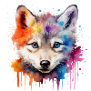 loup, loup gris, louveteau