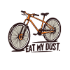 VTT Descente Mange ma poussière