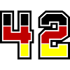 42 Symbole numérique Allemagne