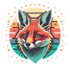 Foxy Retro Sunset