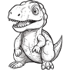 Tyrannosaurus rex girl trex gift