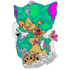Katze Chaton Monstre Chat