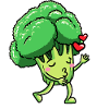 Broccoli Emoticon Vegan Vegetable Vegetarian
