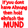 Lustiger Spruch Denglisch