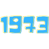 1973 bleu et jaune