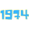 1974 in Blue and Yellow